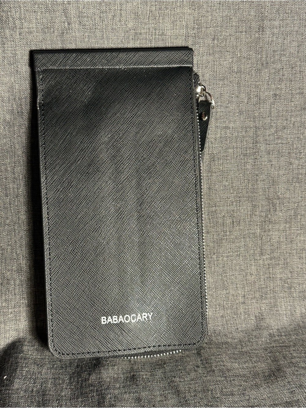 Black Women's Zip Wallet card Holder